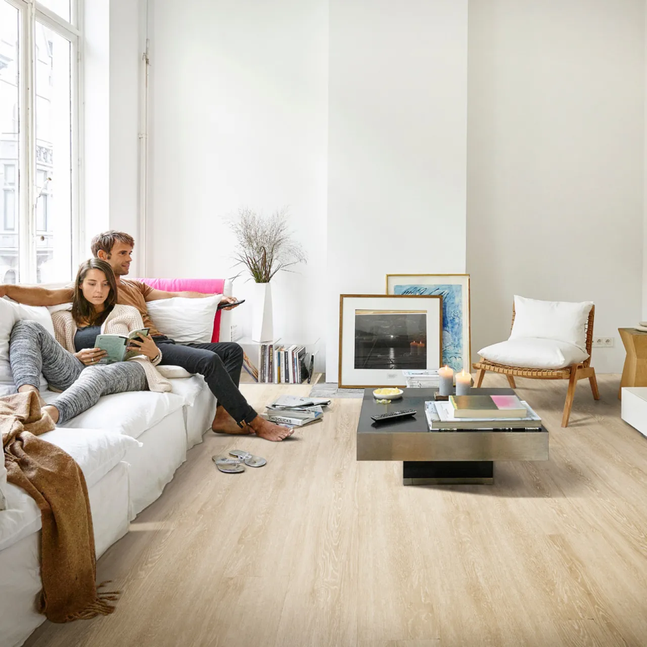 Plastgolv|Vinylgolv*BerryAlloc Pure Click 55 Toulon Oak 109S