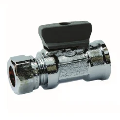 Vatette 11138 Rak Cu-Inv Ventil med Vred