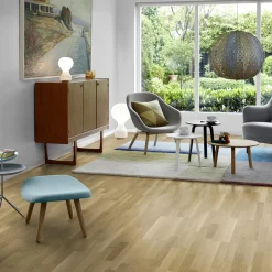 Parkettgolv|Kampanj Golv*Pergo Senja Natural Oak, Mattlackat 3-Stavs Parkettgolv