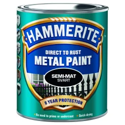 Hammerite Sidenmatt Svart 750ml