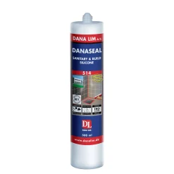 Danalim Silikon Dana 514 Grå Våtrum & Bygg 300 ml