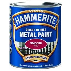 Hammerite Slätlack Röd 750ml