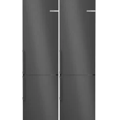 Bosch 2 st KGN39VXCT Serie 4 203cm Rostfri med VitaFresh och NoFrost