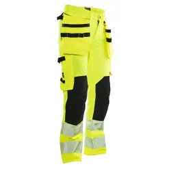 Arbetskläder Dam|Arbetskläder & Skydd*Jobman Stretch Varsel Dam Gul/Svart