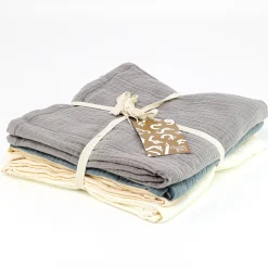 Sängkläder För Barn*Rätt Start Tax Eco 4-pack Blue/grey