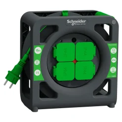 Elartiklar & Elprodukter|Elartiklar & Elprodukter*Schneider Electric Thorsman HO5VVF 3G1.0 IP44 Schuko
