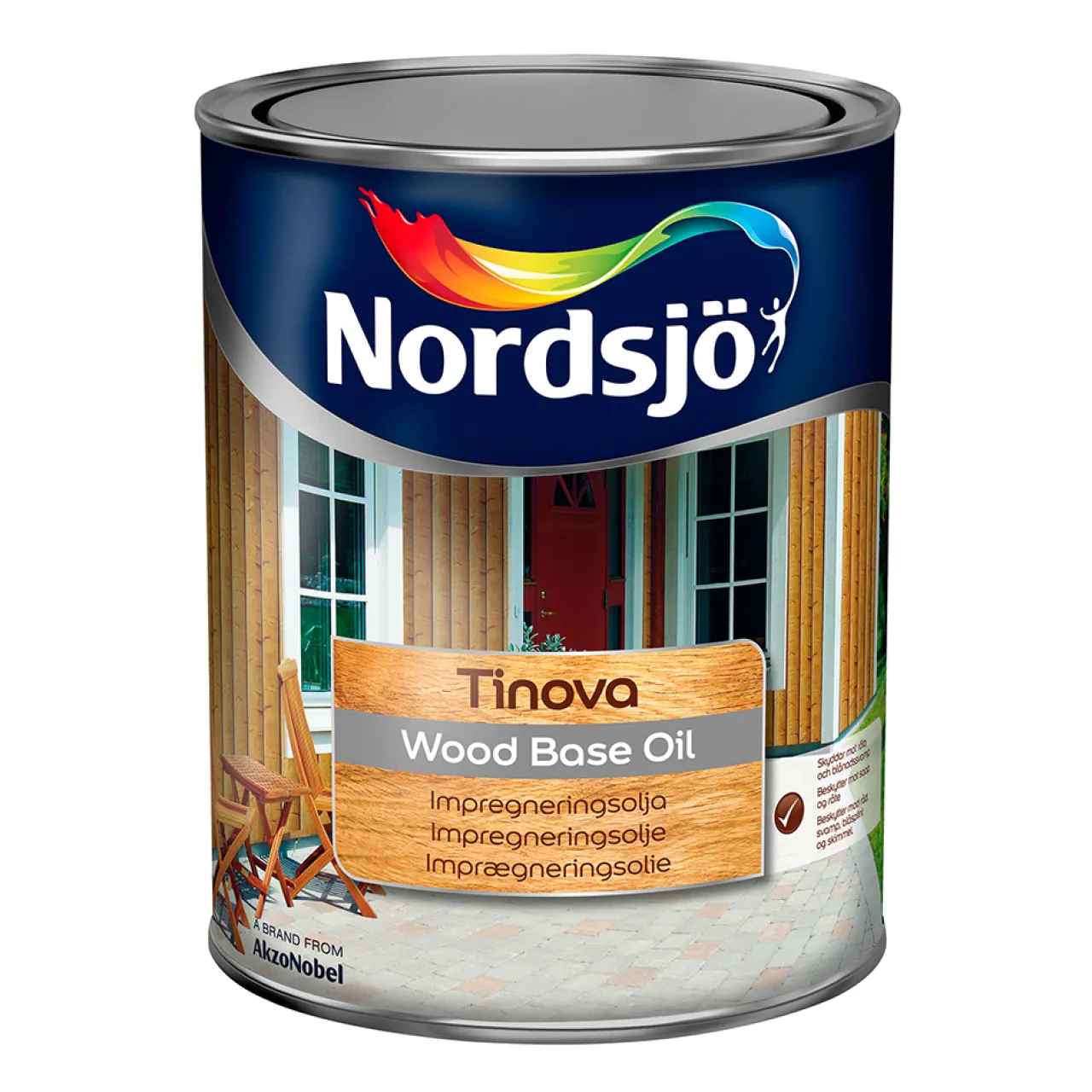 Utomhusfärg*Nordsjö Tinova Wood Base Oil