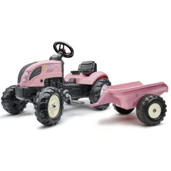 Barn Falk Traktor med Släp