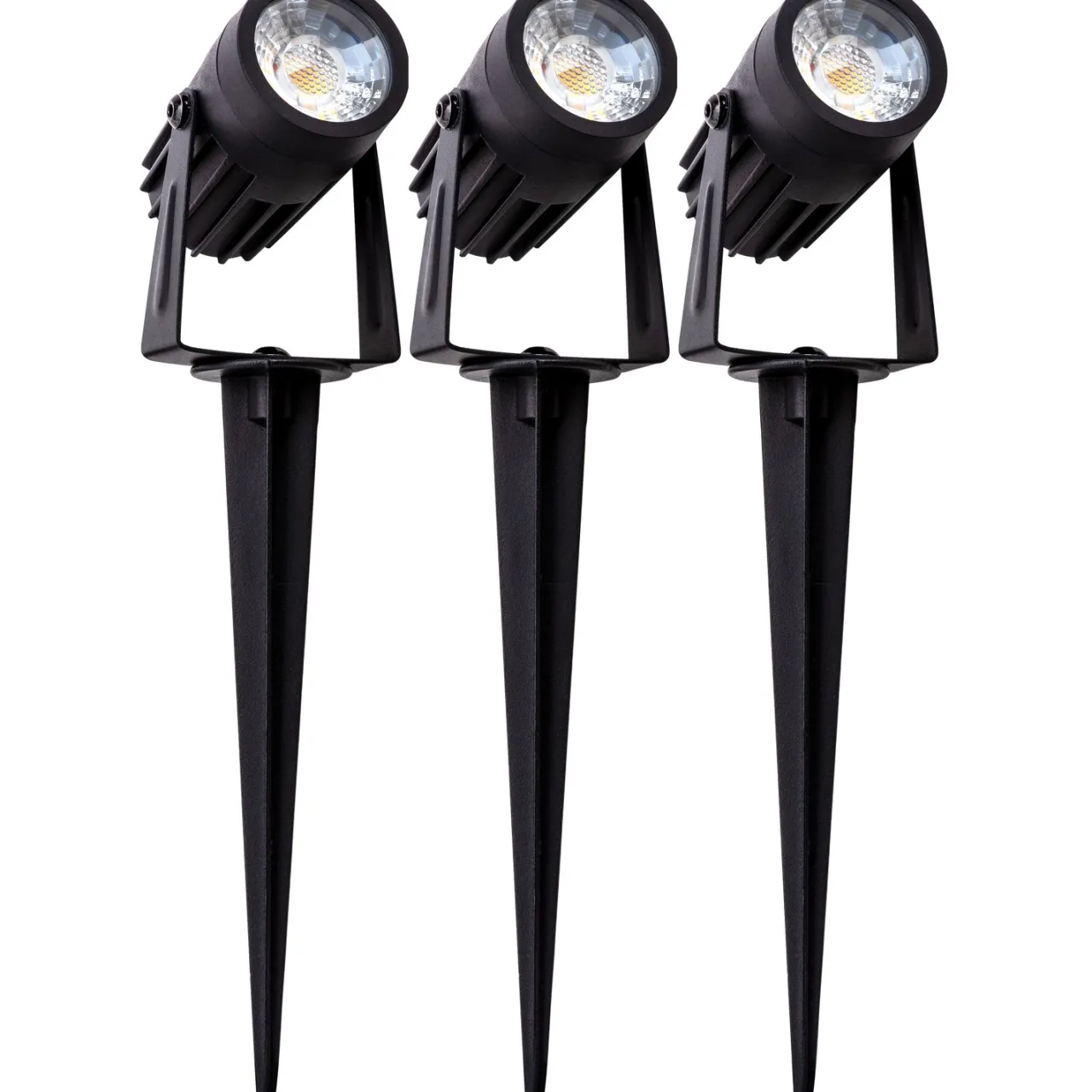 Gelia Trädgårdsbelysning 3-Pack Set Inkl Trafo. 5M Kabel Djurö