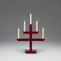 Gnosjö Konstsmide 2572 Träljusstake 5 Ljus