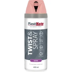 Måla & Rita|Sprayfärg*Plasti-kote T&S Ljus Rosa Halvblank 400 ml