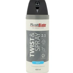 Plasti-kote T&S Svart Matt 400 ml