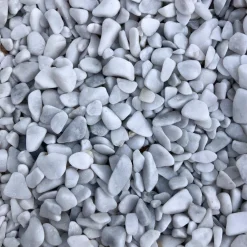 Magrab Krossprodukter Tumlad vit marmor 9-12 mm, 1000 kg Säck