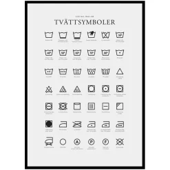 Posters*Gallerix Tvättsymboler