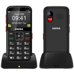 Mobiltelefoner|Kampanj Hemelektronik*Uniwa V1000 För Äldre
