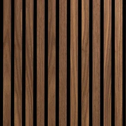 Wood on wall Valnöt Oljad