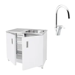 Vilan Stainless VTB 10 och Damixa Space Blandare