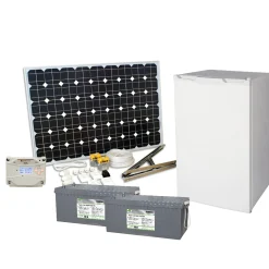 Sunwind 200W med 12V kylskåp 116l