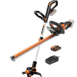 Trädgårdsmaskiner|Grästrimmer*Worx WG918E 20V Kombokit Trimmer & Häcksax