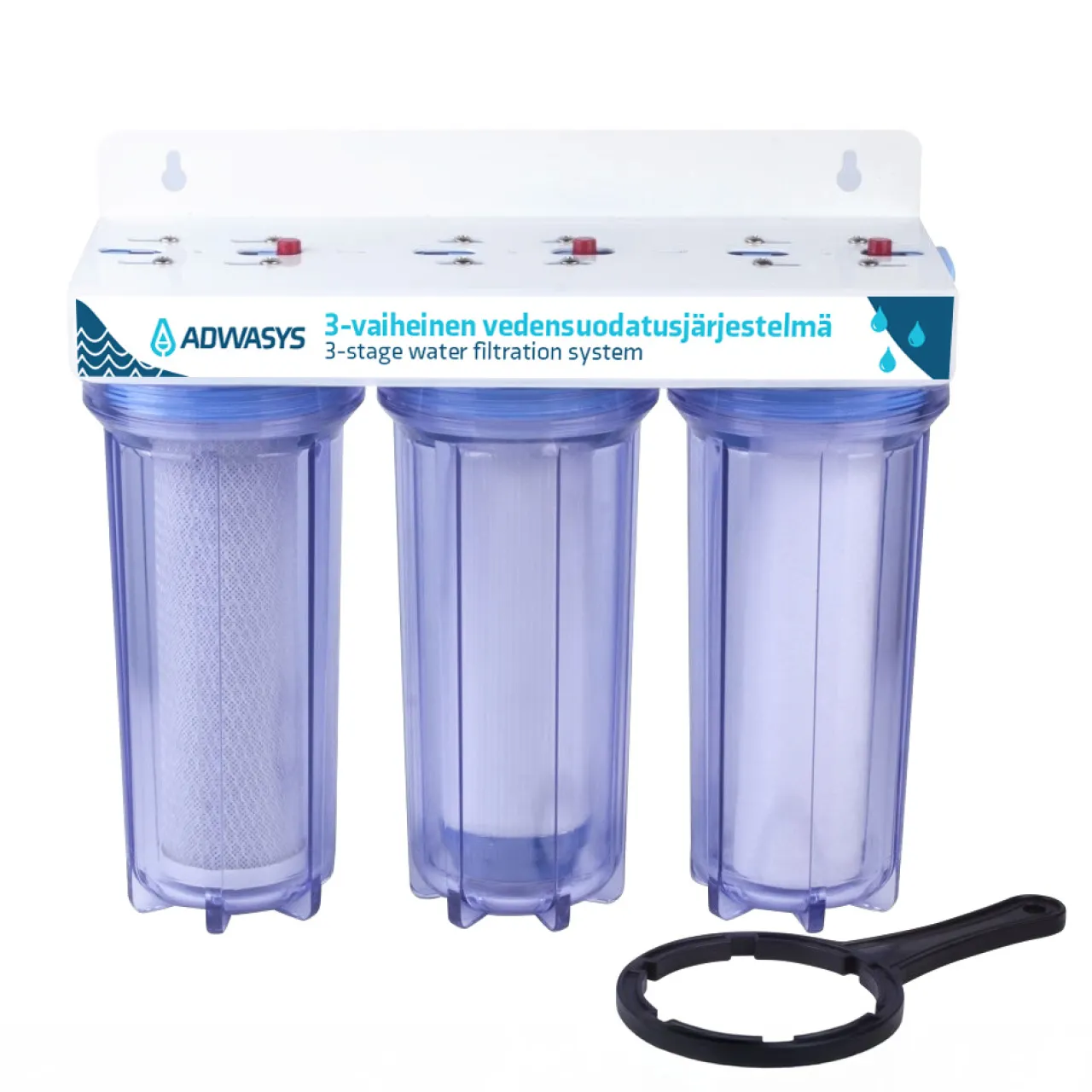 Adwasys WPA-334 3-Stegs Vattenfiltreringssystem