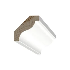 Innertak|Socklar & Lister*Grimslöv Trä & List 15x56 mm Allmoge Vit
